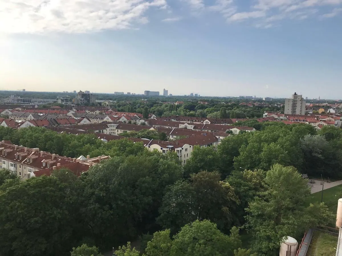 Ferienwohnung Studio Schwabing fantastic sunset view München